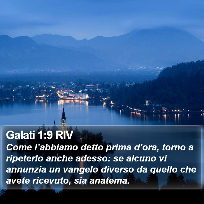 Galati 1:9 RIV Bible Study