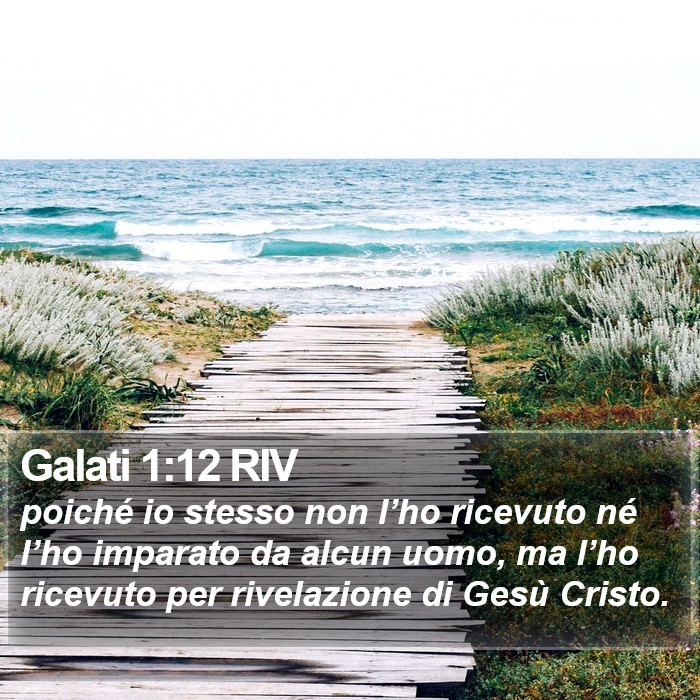 Galati 1:12 RIV Bible Study