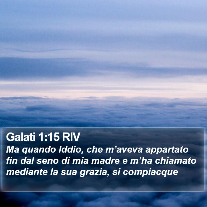 Galati 1:15 RIV Bible Study