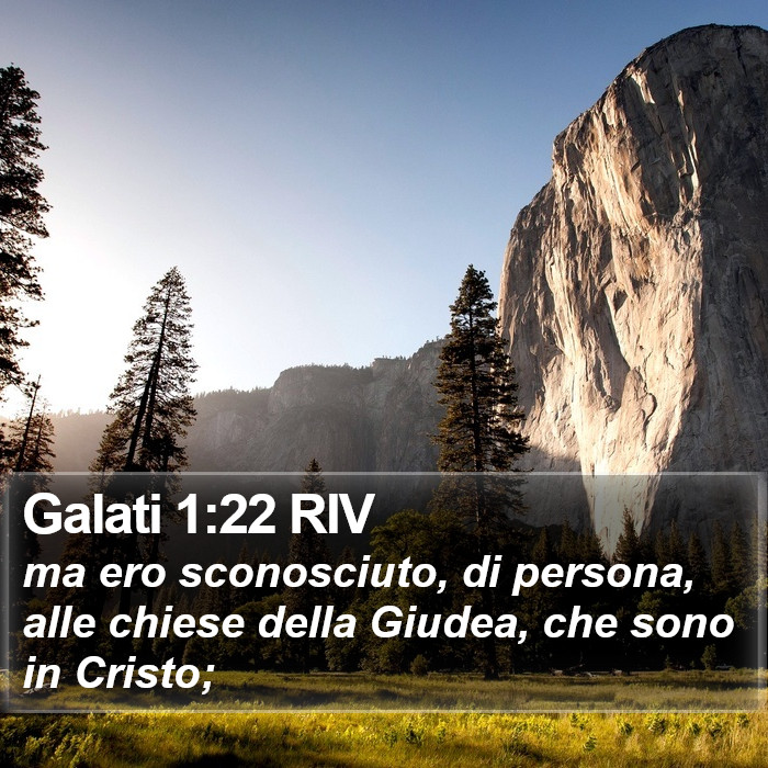 Galati 1:22 RIV Bible Study