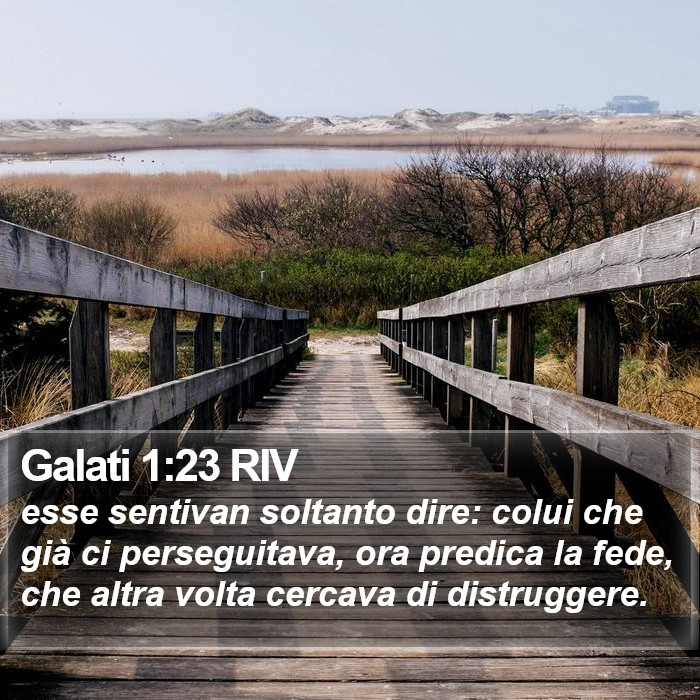 Galati 1:23 RIV Bible Study