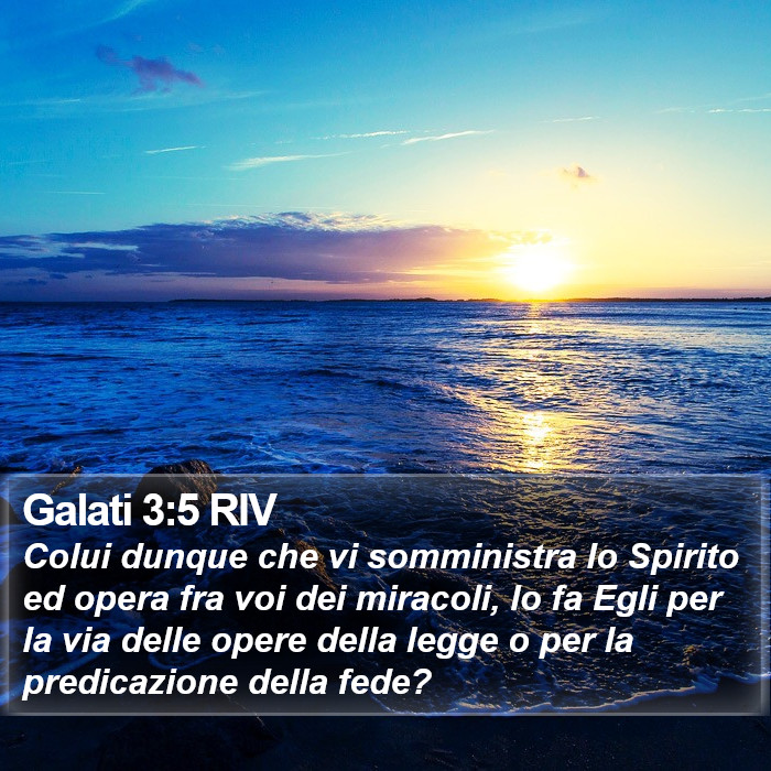 Galati 3:5 RIV Bible Study
