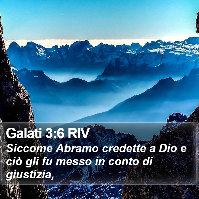 Galati 3:6 RIV Bible Study