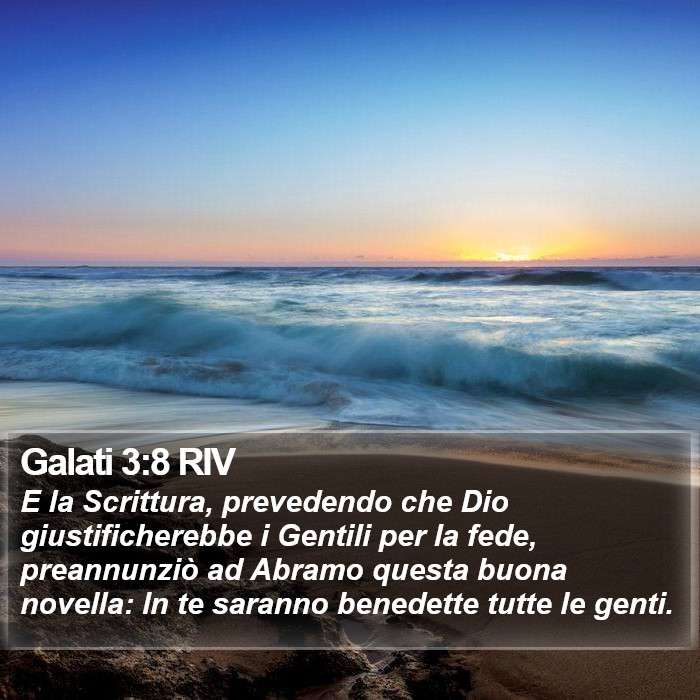 Galati 3:8 RIV Bible Study