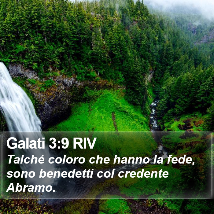 Galati 3:9 RIV Bible Study