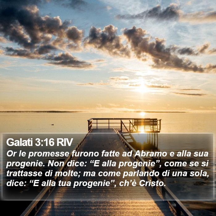 Galati 3:16 RIV Bible Study