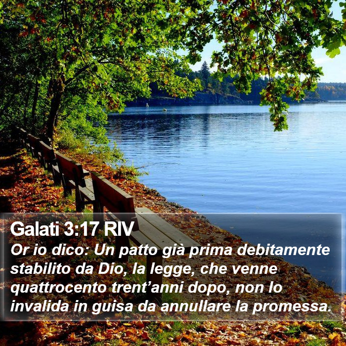Galati 3:17 RIV Bible Study