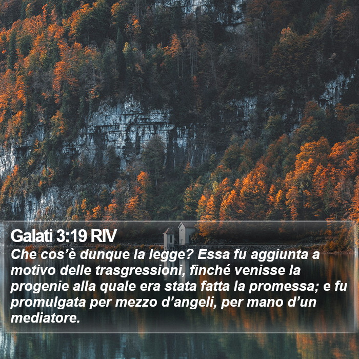 Galati 3:19 RIV Bible Study