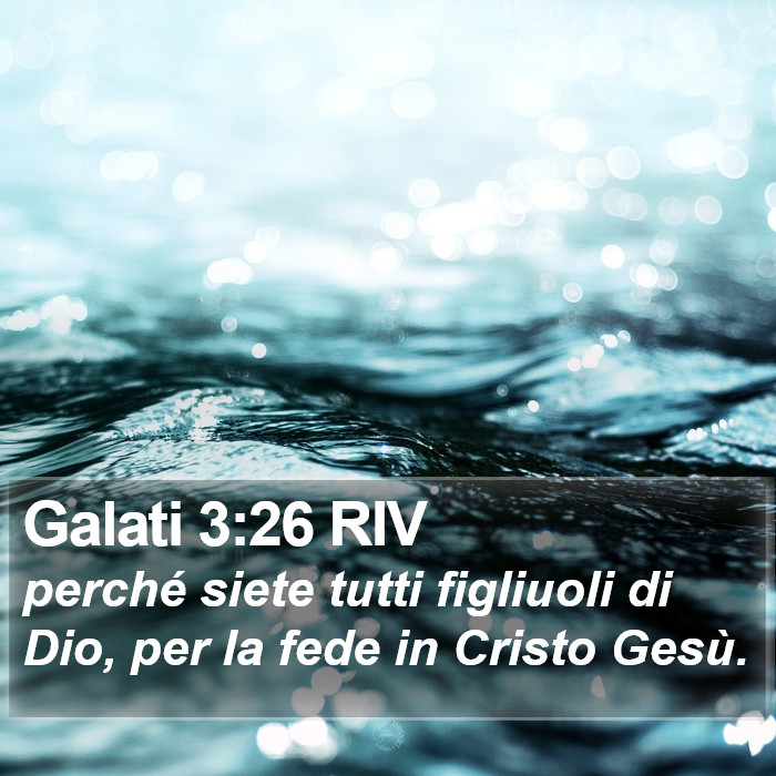 Galati 3:26 RIV Bible Study