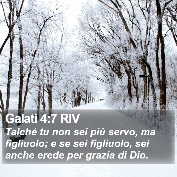 Galati 4:7 RIV Bible Study