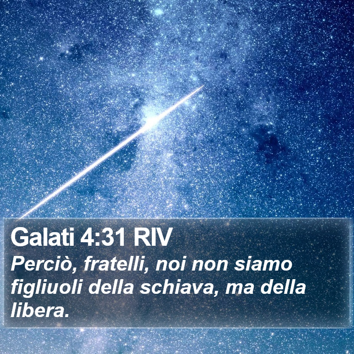 Galati 4:31 RIV Bible Study