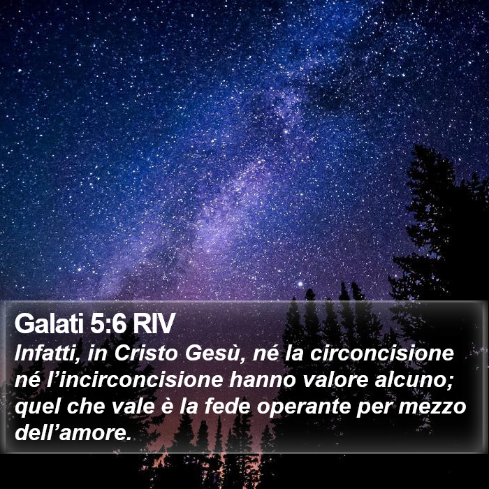 Galati 5:6 RIV Bible Study