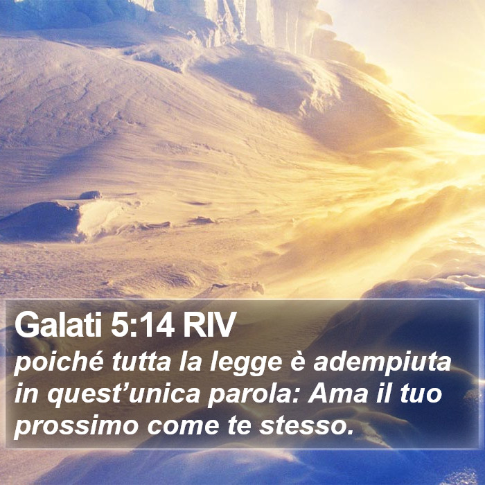 Galati 5:14 RIV Bible Study