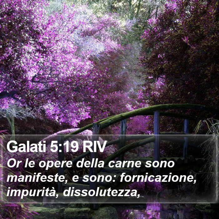 Galati 5:19 RIV Bible Study