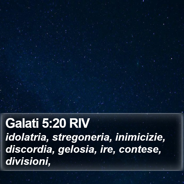 Galati 5:20 RIV Bible Study