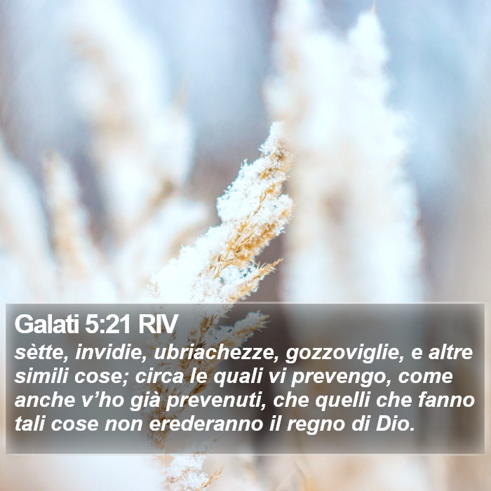 Galati 5:21 RIV Bible Study