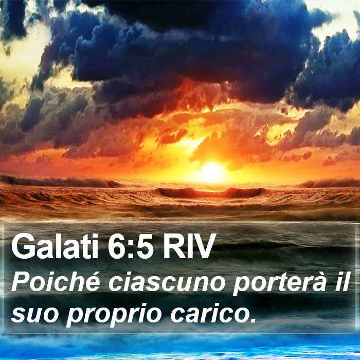 Galati 6:5 RIV Bible Study