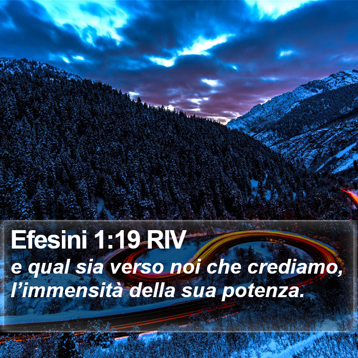 Efesini 1:19 RIV Bible Study