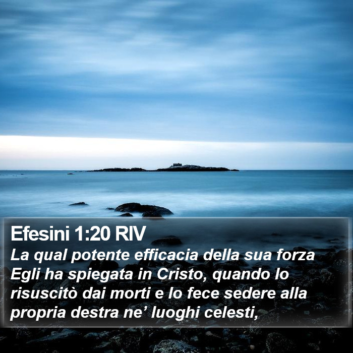 Efesini 1:20 RIV Bible Study