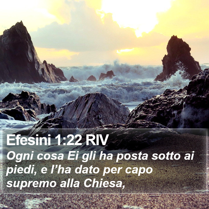 Efesini 1:22 RIV Bible Study