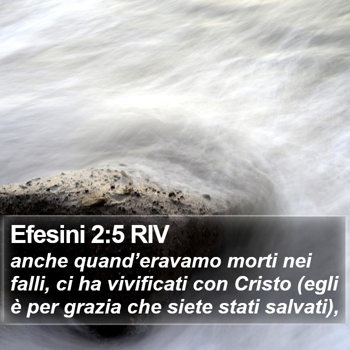 Efesini 2:5 RIV Bible Study