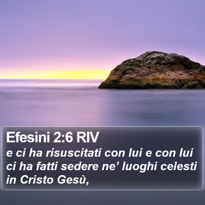 Efesini 2:6 RIV Bible Study