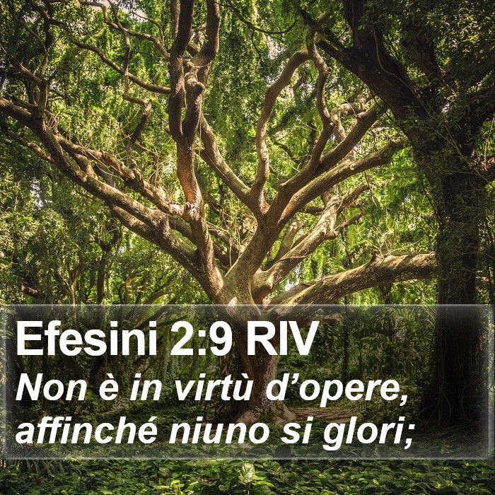 Efesini 2:9 RIV Bible Study