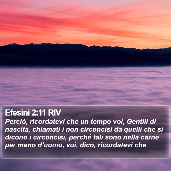 Efesini 2:11 RIV Bible Study