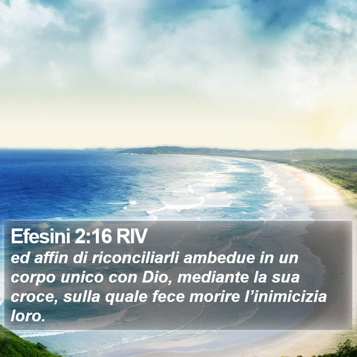 Efesini 2:16 RIV Bible Study