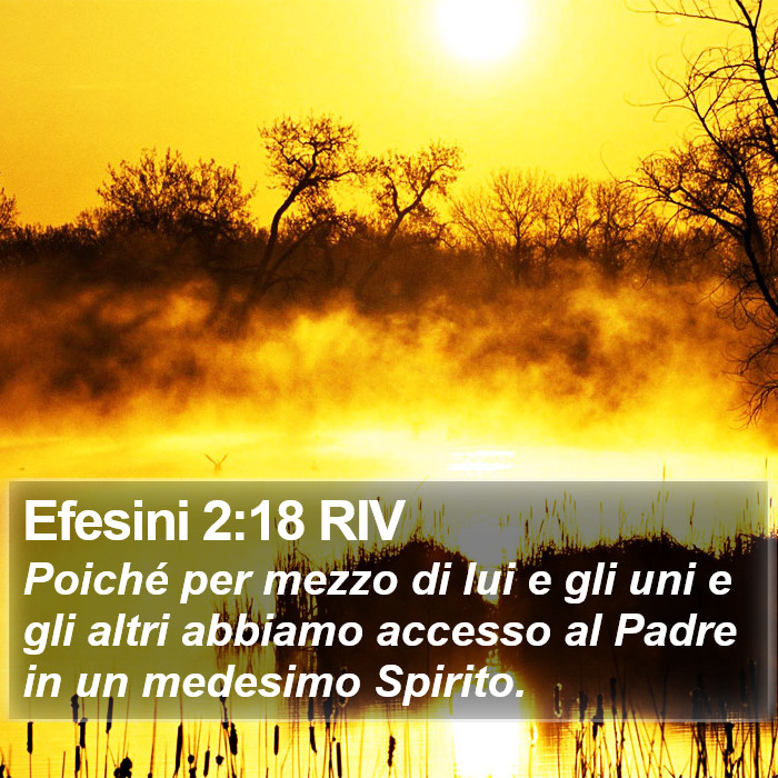 Efesini 2:18 RIV Bible Study