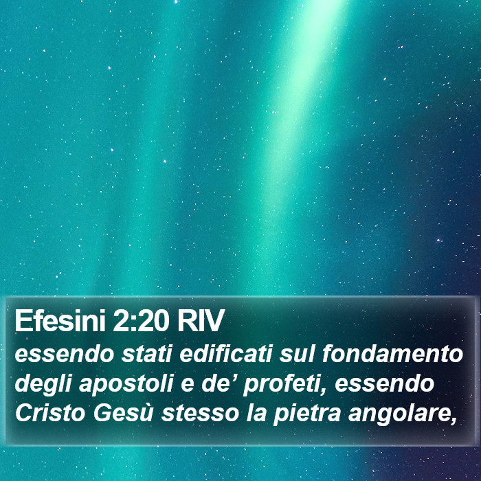 Efesini 2:20 RIV Bible Study