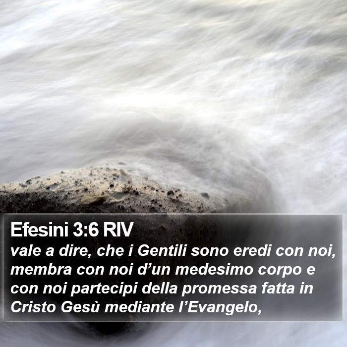 Efesini 3:6 RIV Bible Study