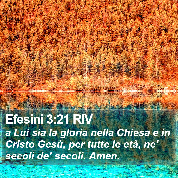 Efesini 3:21 RIV Bible Study