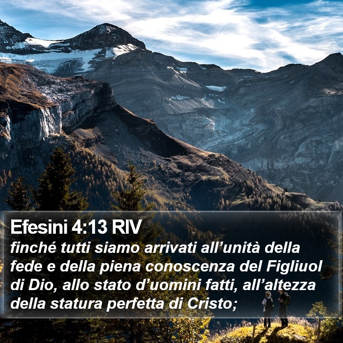 Efesini 4:13 RIV Bible Study