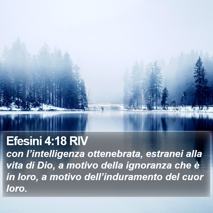 Efesini 4:18 RIV Bible Study