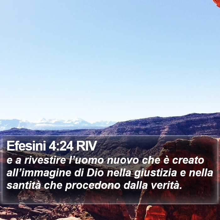 Efesini 4:24 RIV Bible Study