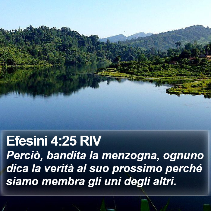 Efesini 4:25 RIV Bible Study