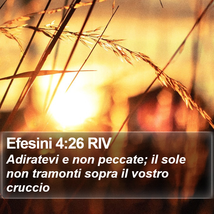 Efesini 4:26 RIV Bible Study