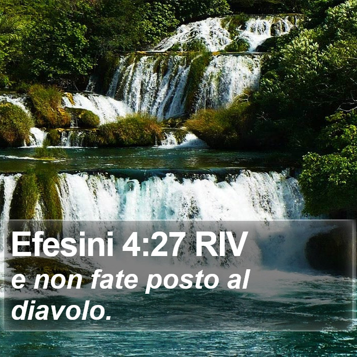 Efesini 4:27 RIV Bible Study