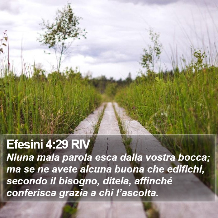 Efesini 4:29 RIV Bible Study