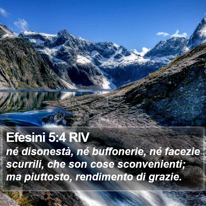 Efesini 5:4 RIV Bible Study