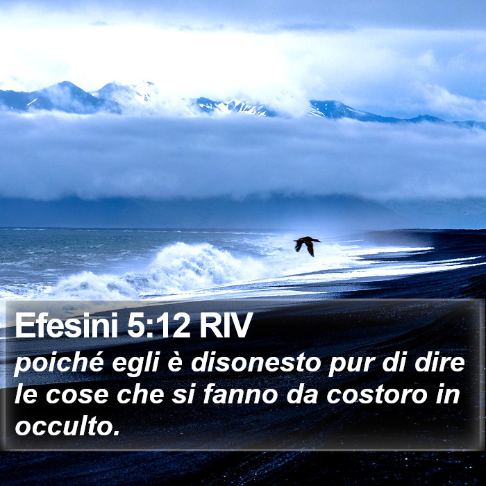 Efesini 5:12 RIV Bible Study