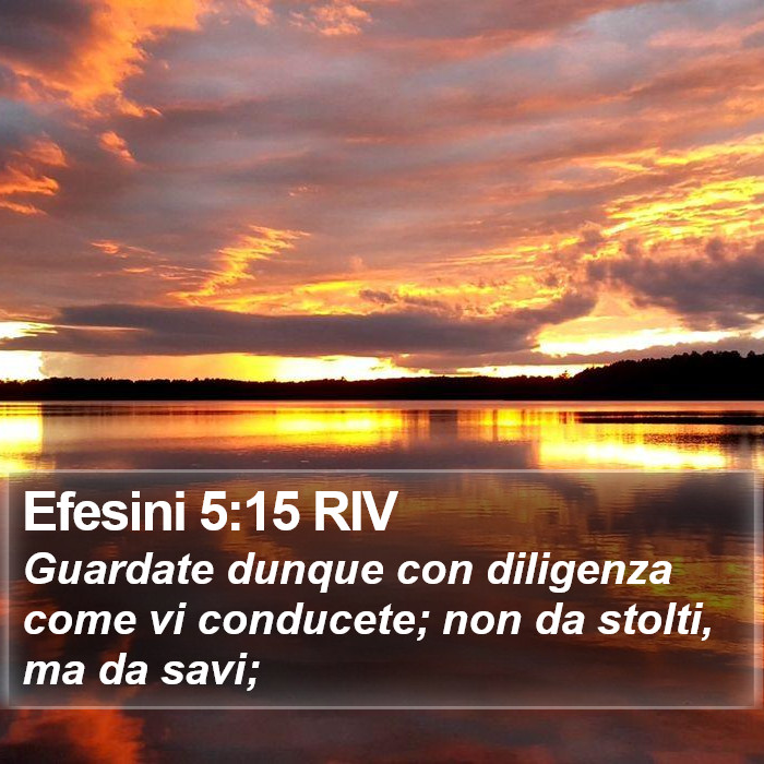 Efesini 5:15 RIV Bible Study