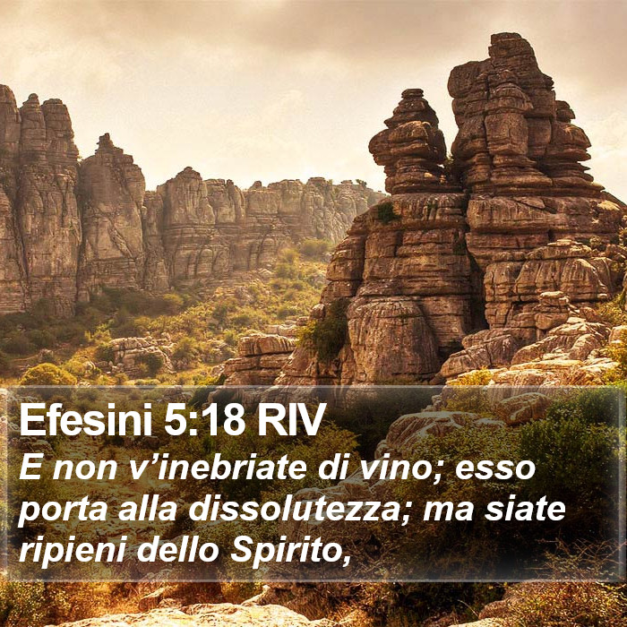 Efesini 5:18 RIV Bible Study