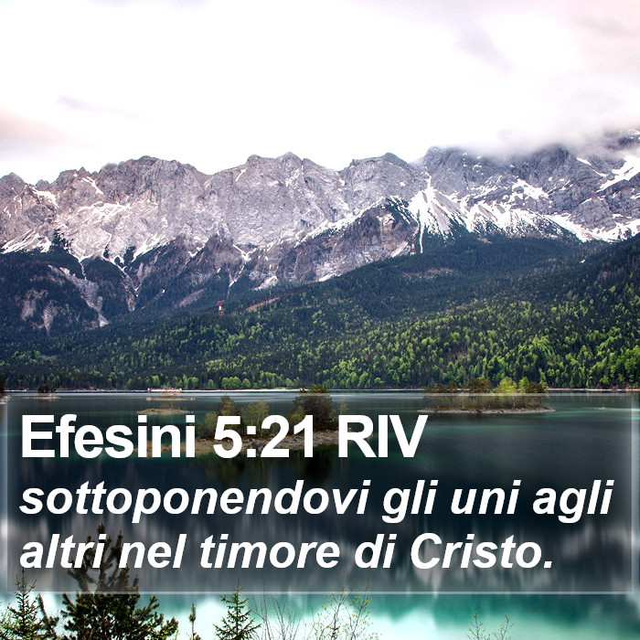 Efesini 5:21 RIV Bible Study