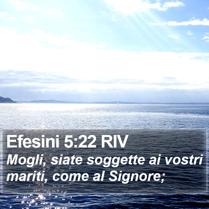 Efesini 5:22 RIV Bible Study