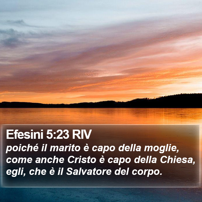 Efesini 5:23 RIV Bible Study