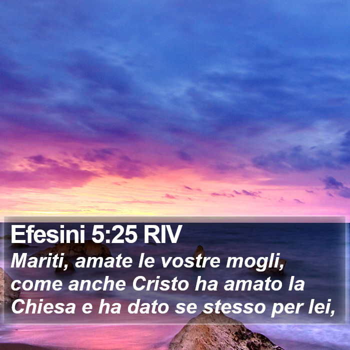 Efesini 5:25 RIV Bible Study