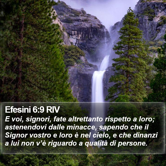 Efesini 6:9 RIV Bible Study