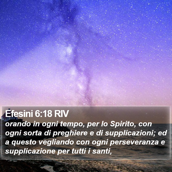 Efesini 6:18 RIV Bible Study